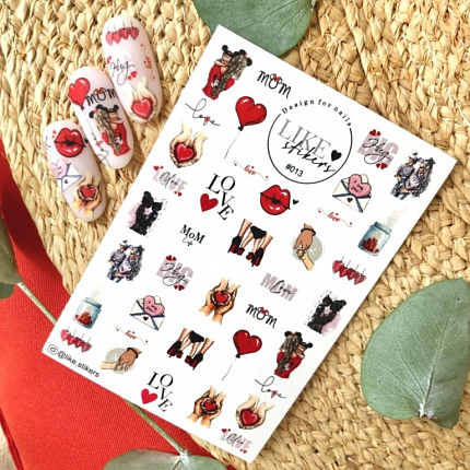 LIKE stikers №013