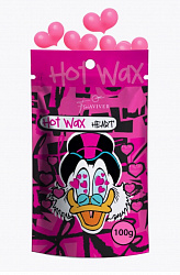 FreiAVIVER Воск для депиляции бровей и лица Hot Wax "Hearts" розовый, 100гр