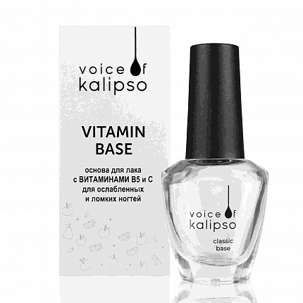 Vitamin Base Voice of Kalipso - Основа для лака с витаминами В5 и С 15 мл