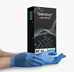 Перчатки нитровиниловые одноразовые Benovy (голубые), S 100 шт