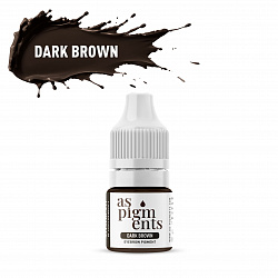 Пигмент для бровей Dark brown (Брюнет), 3 мл AS-Company™
