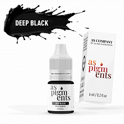 Пигмент для век Deep black (Глубокий черный), 6 мл AS-Company™