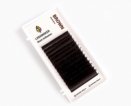 Extreme look ресницы D 0,10 / (6-13) Lashmaker Brown
