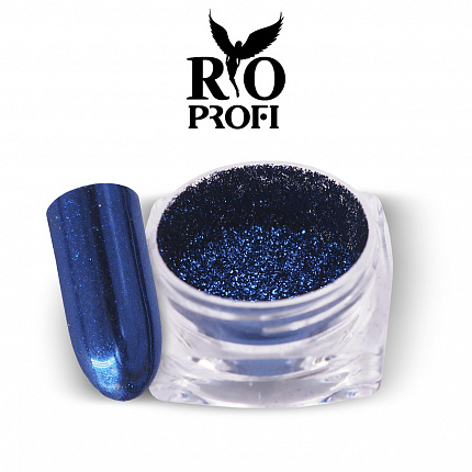 Rio Profi Зеркальная втирка Chrome Blue (синий)