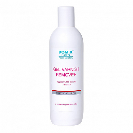 Domix Green Жидкость профессиональная 500 мл 104779 Для снятия гель-лака (GEL VARNISH REMOVER)