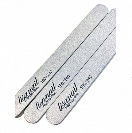 Пилка Lisanail прямая стандарт 180/240