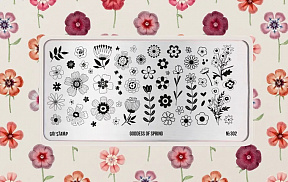 Пластина для стемпинга Go! Stamp 302 Gooddes of Spring