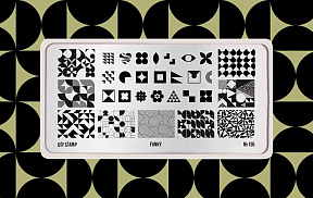 Пластина для стемпинга Go! Stamp 135 Funky