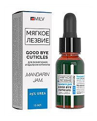 MILV Кератогель с мочевиной "GOOD BYE CUTICLES "МАНДАРИНОВЫЙ ДЖЕМ". 15 мл 18830