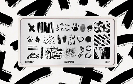 Пластина для стемпинга Go! Stamp 221 Handprints
