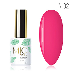 MIO Nails Гель-лак N-02 Neon # 02, 8 мл