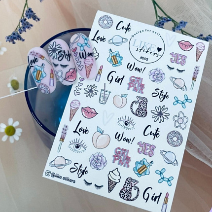 LIKE stikers №005