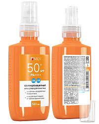 MILV Солнцезащитный лосьон для лица и тела SPF 50+. 120 мл
