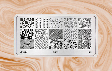 Пластина для стемпинга Go Stamp 11 Shapes