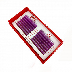 Ресницы Prime Lashes темно-фиолетовые, 12 линий (D / 0,10 / 8-13)