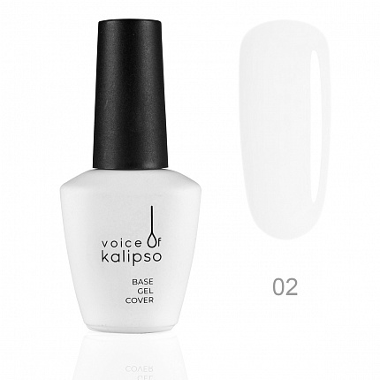 Voice Kalipso Cover Base Gel 02- Камуфлирующая каучуковая база 02, 10 мл