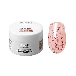 Моделирующий УФ-гель (ЧЗ) с сухоцветами BUILDER UV GEL HERB COLLECTION, 15г №9979