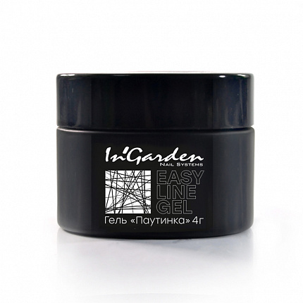 Ingarden Гель-паутинка черный Easy line Gel 4г