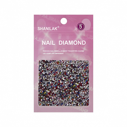 Nail Art Стразы Разноцветные №5, 1440шт 15828