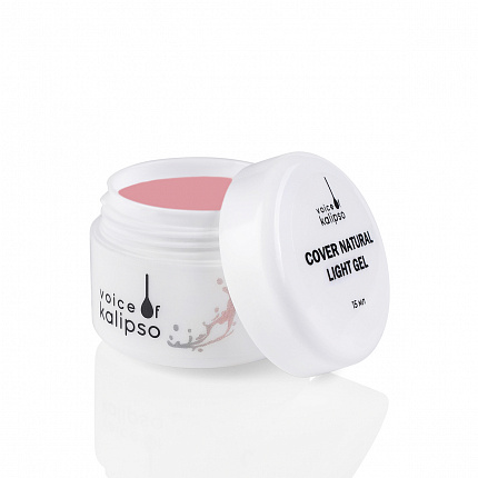 Voice of Kalipso Cover Light Gel - Гель для наращивания светлый, 15 мл