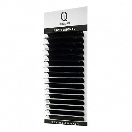 Ресницы Okolashes Professional Black L 0.10 12 mm