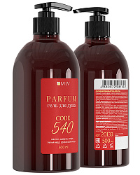 MILV Парфюмированный гель для душа. CODE 540. 500 мл