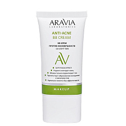 ARAVIA Laboratories ВВ-Крем против несовершенств ANTI-ACNE BB CREAM / 14 легкий загар, 50 мл