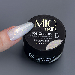 MIO Nails Гель ICE CREAM GEL - MILKY MIX # 06 - 13 г