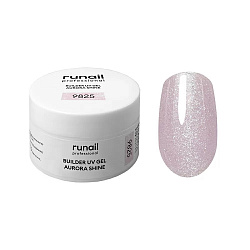 Моделирующий УФ-гель c шиммером BUILDER UV GEL AURORA SHINE, 15г №9825