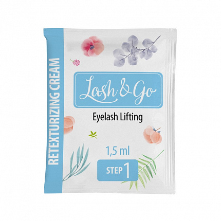 Состав для ламинирования №1 Lash&Go Retexturizing Cream в саше (1,5 мл)