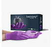 BENOVY Nitrile MultiColor, перчатки нитриловые (текстурир. на пальцах), сиреневые, XS, 100 шт