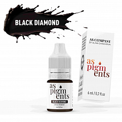Пигмент для век Black diamond (Черный алмаз), 6 мл AS-Company™