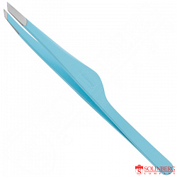 Пинцет для бровей Solinberg G803з, "Tiffany",(ручная заточка)наклонное окончание с четкими гранями