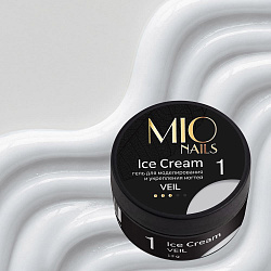 MIO Nails Гель ICE CREAM GEL - VEIL # 01 - 13 г