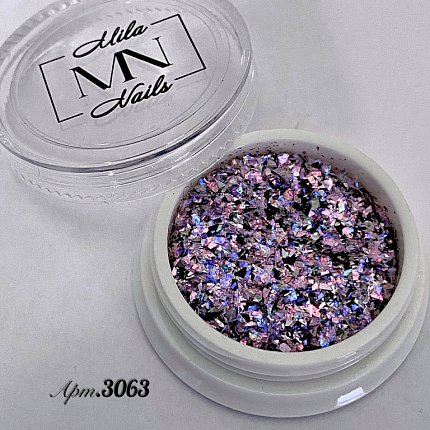 Микс хлопушки (белый pearl, сирневый, черный)