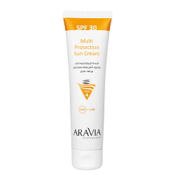 ARAVIA Солнцезащитный увлажняющий крем для лица Multi Protection Sun Cream SPF 30, 100 мл