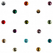 Стразы Swarovski  цветные, Чехия, 100шт. (размер SS4) 001 mix