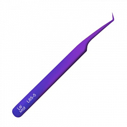 Пинцет профессиональный Le Maitre "Expert" L 65-5 BLUE-PURPLE