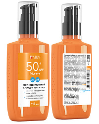 MILV Солнцезащитный крем для лица и тела SPF 50+. 115 мл