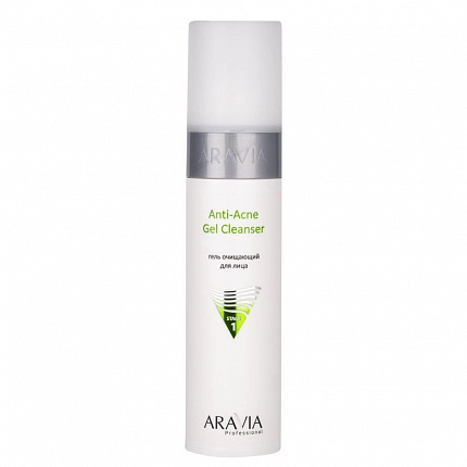 ARAVIA Professional Гель очищающий для жирной и проблемной кожи лица Anti-Acne Gel Cleanser, 250 мл