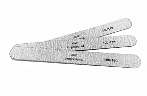 Nail Professional Пилка прямая тонкая LONG для ногтей 100/180