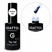 Grattol Каучуковое топовое покрытие rubber top gel 9 мл