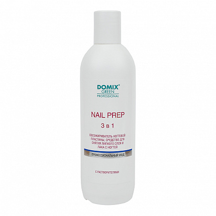 Domix Nail Prep 3в1 Обезжириватель ногтевой пластины, средство сн/липкого слоя и лака 500 мл