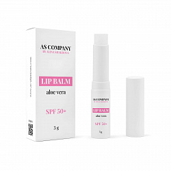 Стик-бальзам Lip Balm Aloe Vera spf 50+ (для всех зон), 3g AS-Company™