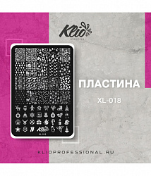 Klio Пластина для стемпинга  XL-018