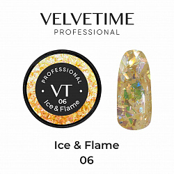 Velvetime, Декоративный гель Ice and Flame 06 (6g)