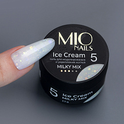 MIO Nails Гель ICE CREAM GEL - MILKY MIX # 05 - 13 г
