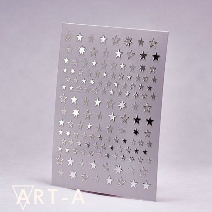 Art-A Наклейки 3D 361 серебро
