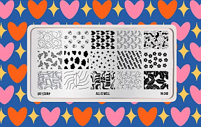 Пластина для стемпинга Go! Stamp 246 All Is Well