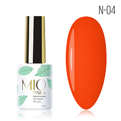 MIO Nails Гель-лак N-04 Neon # 04, 8 мл